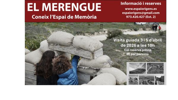 A les trinxeres! Visita a l'espai de memòria del Merengue