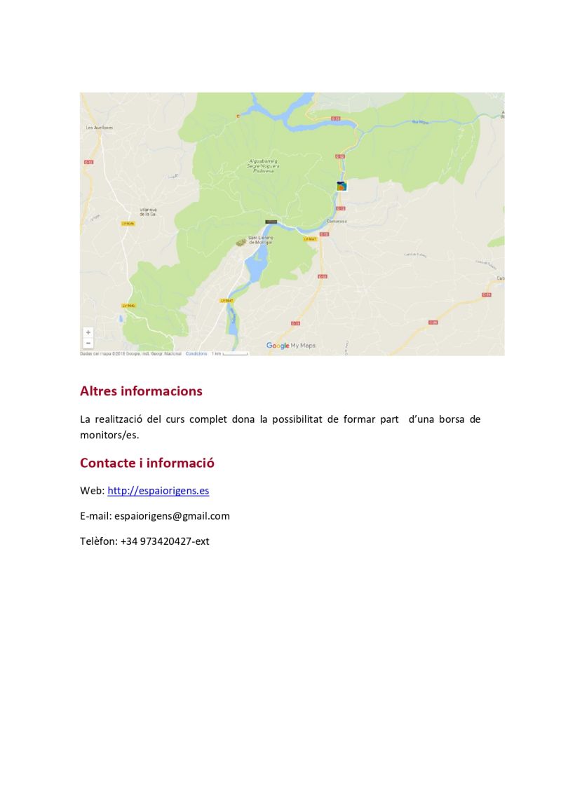 VI curs  Aprendre  per ensenyar: curs teòric-pràctic de formació de monitors/es en Prehistòria 