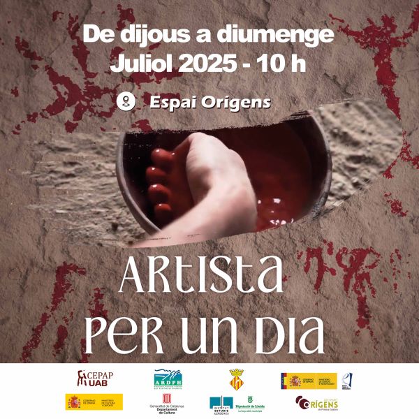 Artista per un dia a l'Espai Orígens-juliol 2025