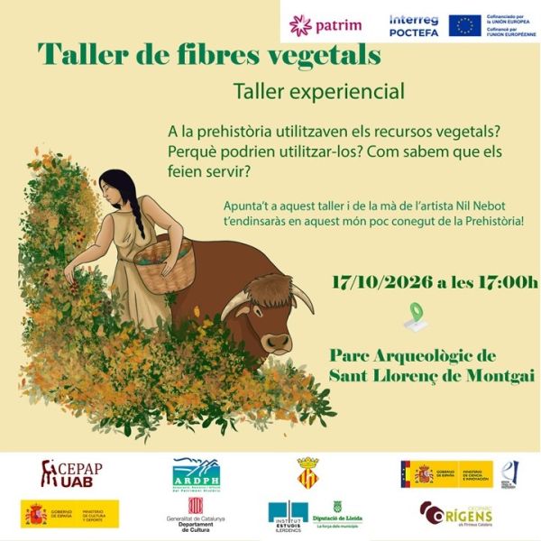 Taller de fibres vegetals, 17/10/2026 a les 17h