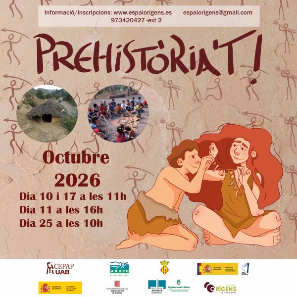 Prehistòria't -Octubre  2026