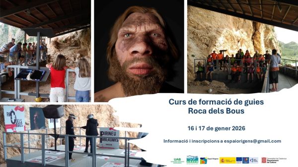 Nou curs formació guies al jaciment de la Roca dels Bous a Sant Llorenç de Montgai  